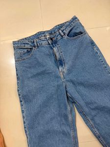 Light Wash Wide Leg Jeans