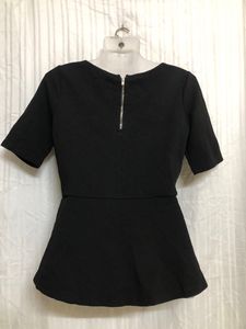 Dotti Black Short Sleeve Top