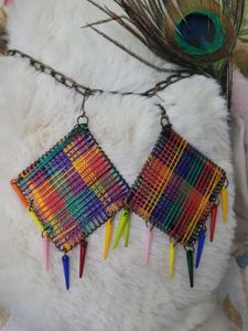 Boho Triangle Earrings &amp; Ring Set