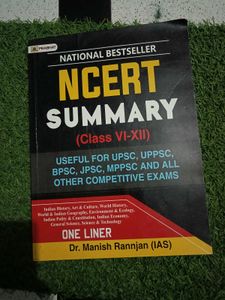 NCERT Summary Class VI-XII (UPSC/MPPSC/UPPSC/JPSC)
