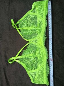 🖤Lace Bra - Neon Green