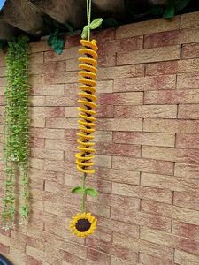 Sunflower Crochet Decor
