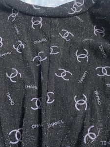 Designer Print Top sheer fabric mesh