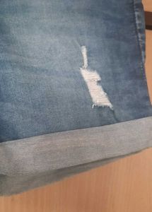 Blue Denim Shorts