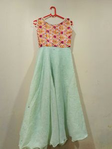 Elegant Green Designer Occasion Dress