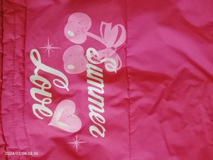 Pink Colour Half Jacket
