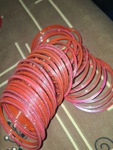 Red Bangle Set