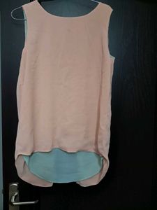 Peach &amp; Mint Open-Back Tank