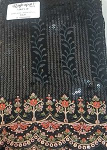 Elegant Black Dress Material
