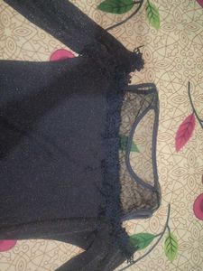 Stylish Black Long Sleeve Top