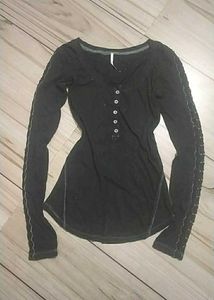 Long Y2k Body Fitted Top