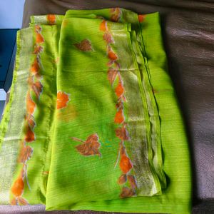 🛍️ Elegant Green Saree ⭐⭐⭐⭐⭐