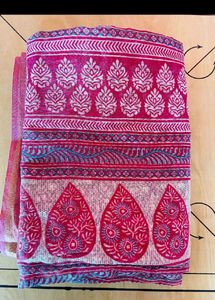 2 Designer Cotton Sarees Combo