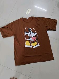 Oversized Tshirt Front And Back Print For Women