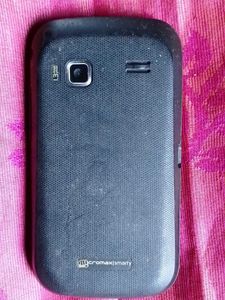 Black Smartphone Micromax A25