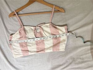 Striped Tie-Front Cami Top