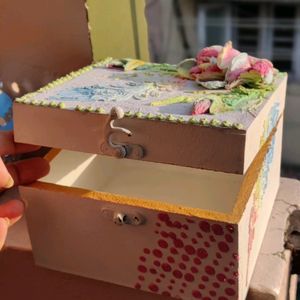 Sculpture Art Wooden Box 5 By