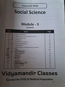 NTSE SOCIAL SCIENCE BUNDLE (PART 1234)