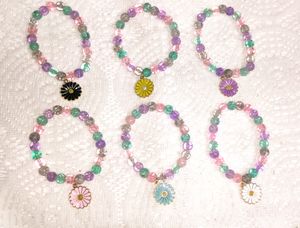 Handmade Crystal Charm  Bracelet Combo