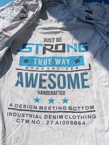 Graphic Print T-Shirt with Hoodie