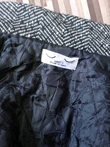 Elegant Herringbone Overcoat