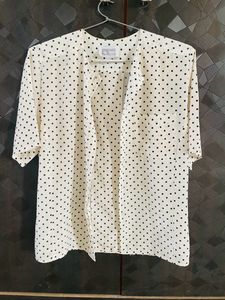 Satin Silk Polka Shrug
