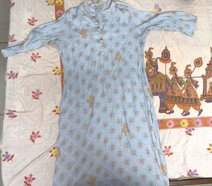 Floral Print Kurta