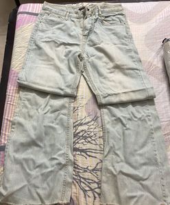 Light Wash Wide Leg Jeans