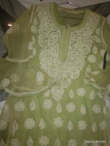 Luckhnowi Chikankari Kurta