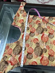 Coral Colour Kurta Set