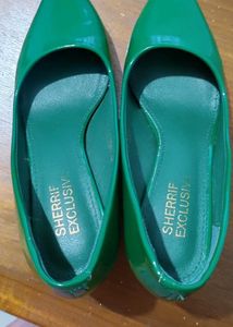 Emerald Green Sherrif Exclusive Heels