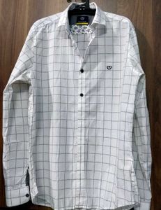 Van Heusen White Elegant Shirt Party/Casual