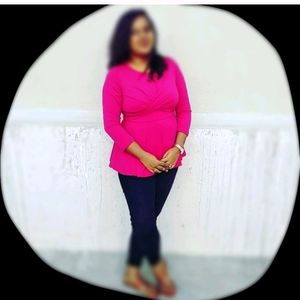 Burgundy Twist Front Top - Size M