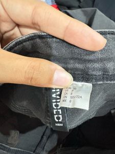 Stylish Gray Denim Jeans