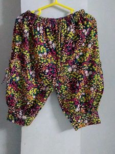 Floral Print Kids Pants