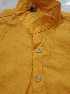 Yellow Kurta Pajama Set