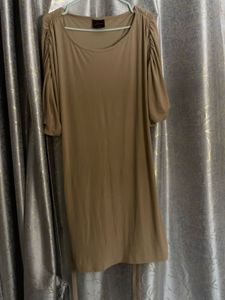 Elegant Beige Dress