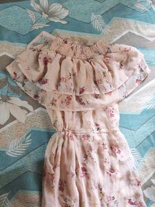 Floral Ruffle Mini Dress