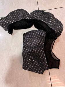 heavy black lengha unique 1 hand full sleves