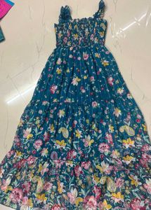 Floral Print Gown