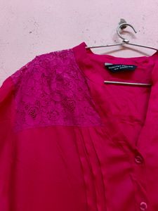30rs Off🚚 Unused Hot Pink Shirt/Top(Women&#39;s