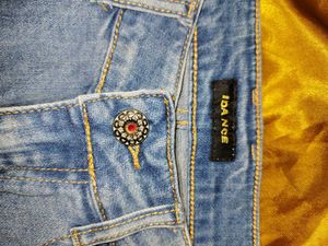 Distressed Flare Jeans