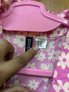Boxy Floral Print Shirt
