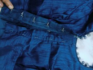 Stiched Blue Blouse