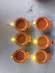 Water-Activated Festive Diya Pack of 6