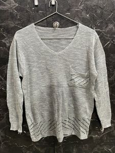 Gray Knit Sweater