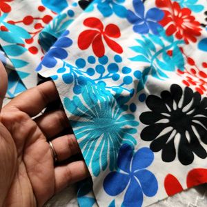Floral Vibe Wrap Dress – Free Size