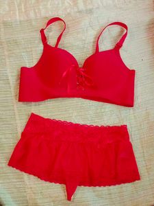 Hot Red Sexy  Lingerie Set