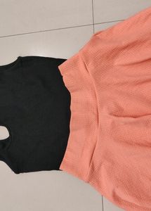 Aesthetic Peach Skirt 🌷