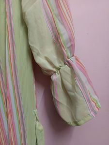 Multicolored A Line Dress